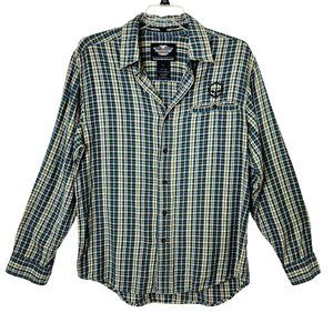 Men's Harley-Davidson Skull Flannel Shirt - Size L